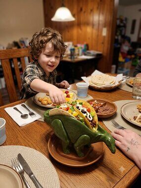Barbuzzo NACHOsaurus Dip and Snack Dish Set - NEW Taco set !